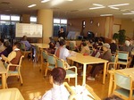 ケアハウスの避難訓練